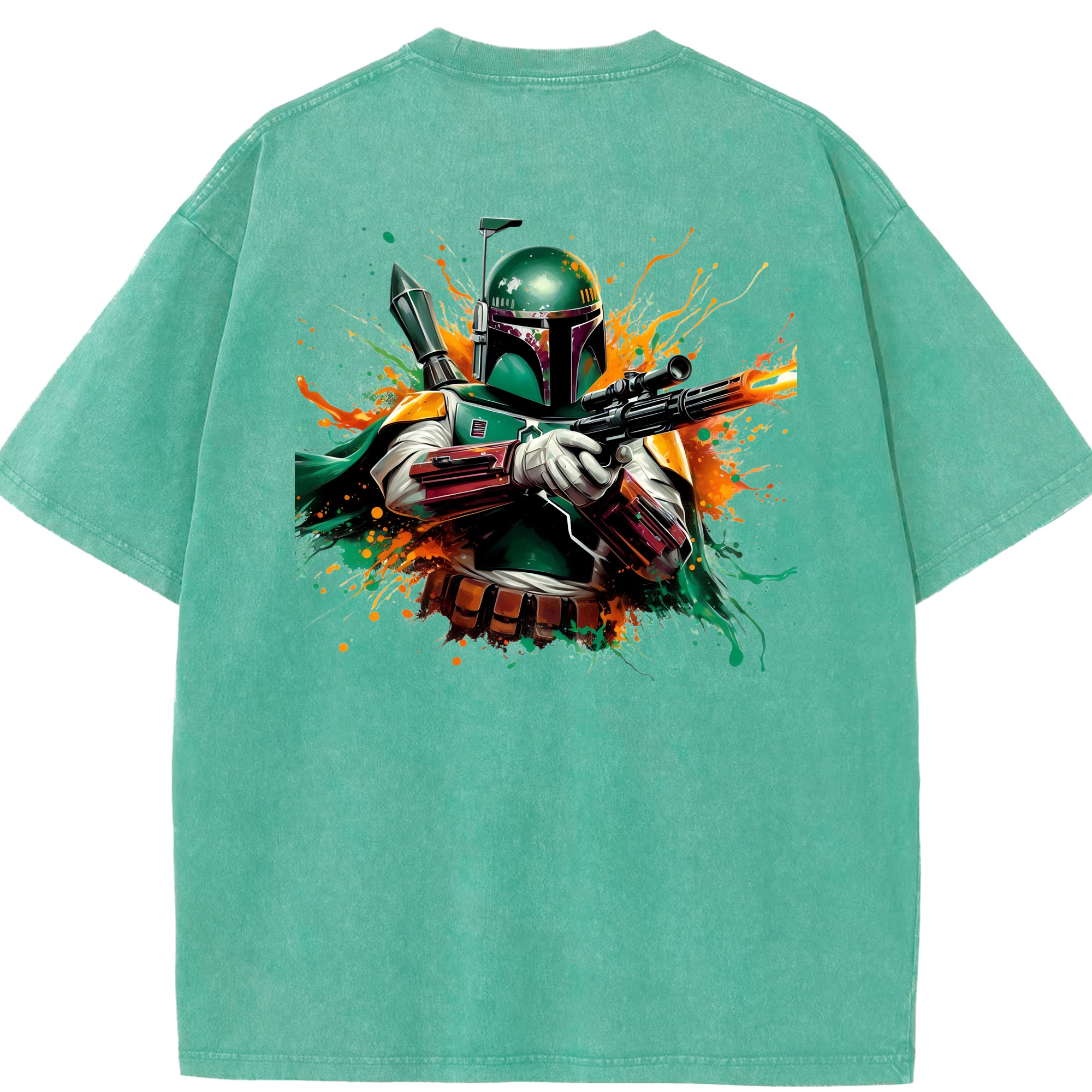 （画像用） スター・ウォーズ Star Wars 綿100% ヴィンテージ風 半袖Tシャツ（背面プリント）